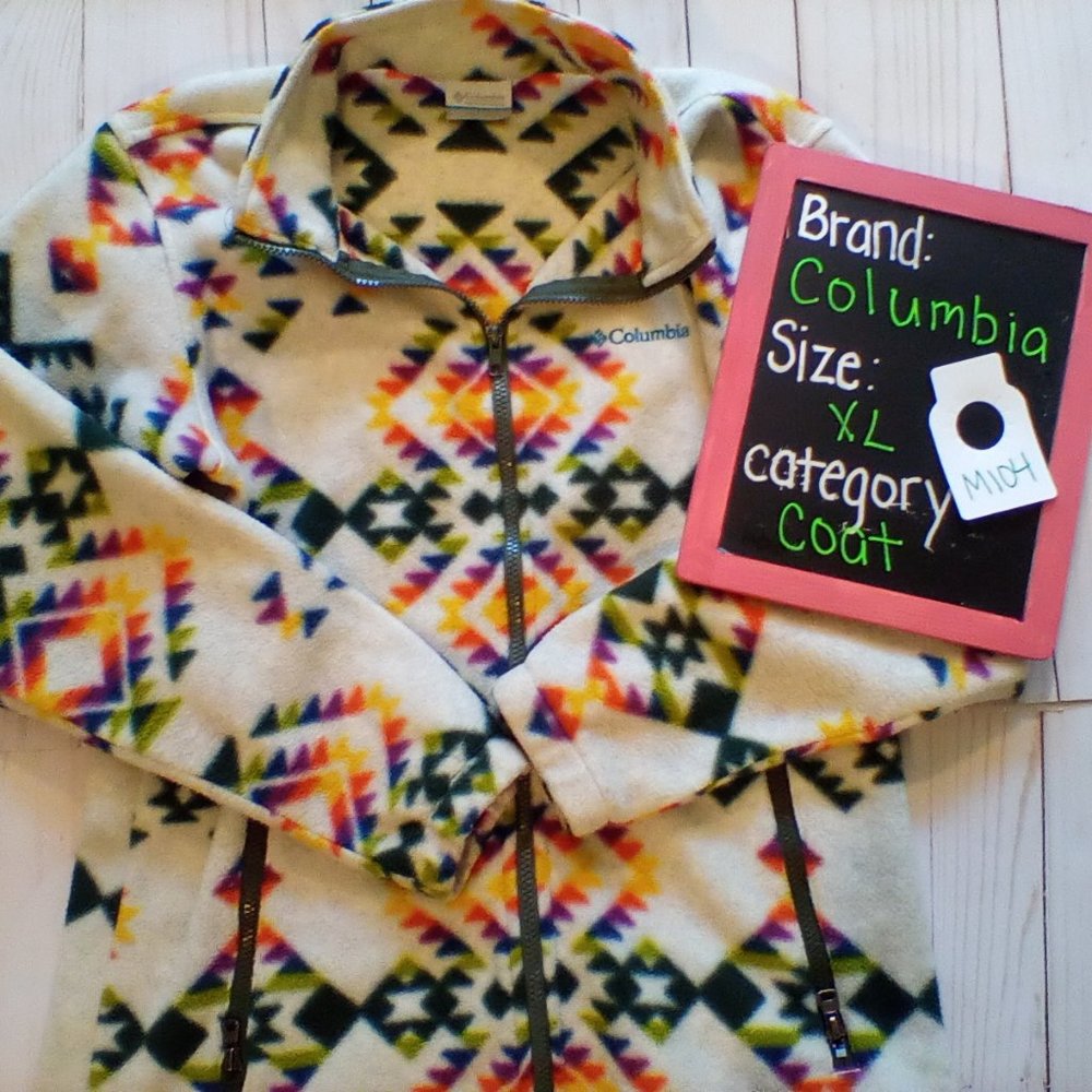 Columbia fleece zip up